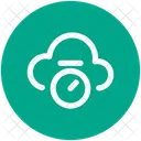 Cloud Computing Stopwatch Icon