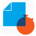 Stopwatch Time Contract Icon