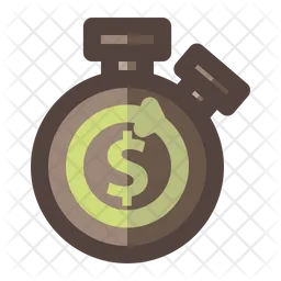 Stopwatch Money  Icon