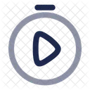 Stopwatch Play Clock Timer Icon
