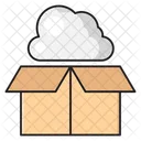 Box Carton Cloud Icon