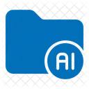 Storage Folder Artificial Intelligence Icon