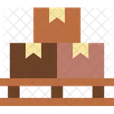Storage Boxes Logistics Warehouse Icon