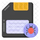 Memory Bug Storage Bug Floppy Bug Icon