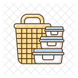 Storage containers  Icon