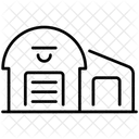 Storage Facility Industrial Building Commercial Space Icon
