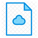 Cloud Computing Document File Icon
