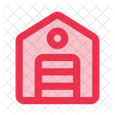 Storage Warehouse Distribution Center Icon