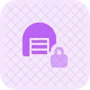 Storage Lock Warehouse Lock Storage Icon