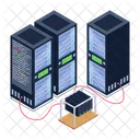 Server Room Storage Room Storage Racks Icon