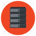 Storage Server Server Rack Electronic Dataserver Icon