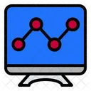 Marketing Graph Computer Icon