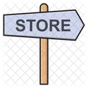 Store Direction Board Icon