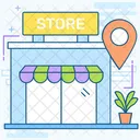 Shopping Store Location Building Address Architecture Icon