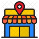 Store Location Shop Location Market Location Icon