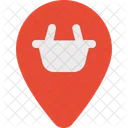 Store Location Map Shop Icon