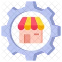 Store Management Market Shop Icon