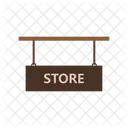 Store Signboard Sign Board Icon