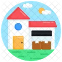 Warehouse Storeroom Storehouse Icon