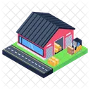 Depot Storehouse Warehouse Icon