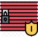 Storehouse Security Door Lock Symbol