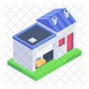 Storeroom Storage Room House Building Icon