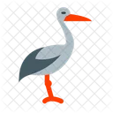 Stork Bird Goose Icon