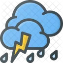 Storm Rain Thunder Icon