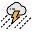 Storm Rain Thunder Icon