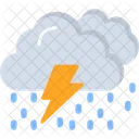 Storm Bolt Cloud Icon