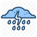 Storm Lightning Thunderstorm Icon