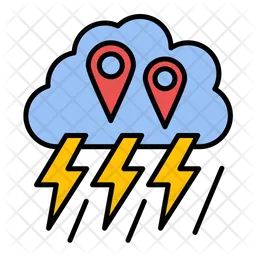 Storm Location  Icon