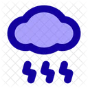 Stormy Storm Thunderstorm Icon