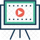 Storyboard Lecture Video Icon