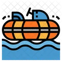 Stoßfängerboot  Symbol