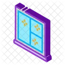 Stoßfestes Fenster  Symbol