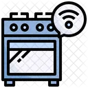 Stove Internet Of Things Gas Stove Icon