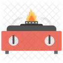 Burning Stove Gas Icon
