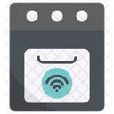 Stove Wifi Bluetooth Icon