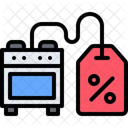 Stove Discount  Icon