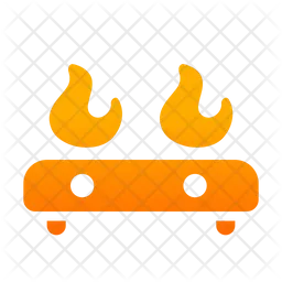 Stove fire  Icon