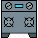 Stove Kitchen Cooking Icon