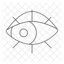 Strabismus Eye Misalignment Icon