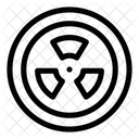 Strahlung Nukleare Zeichen Signalisierung Icon
