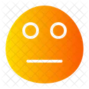 Straight Emoji Smileys Icon