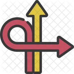 Straight Arrow  Icon