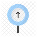 Straight Direction Board Board Sign Icon