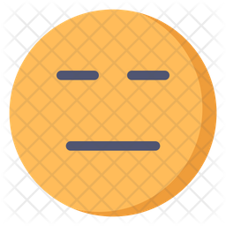 Free Straight Face Emoji Icon Of Flat Style Available In Svg Png Eps Ai Icon Fonts