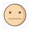 Straight Face Emoji Amazed Icon