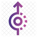 Uturm Straight Direction Icon